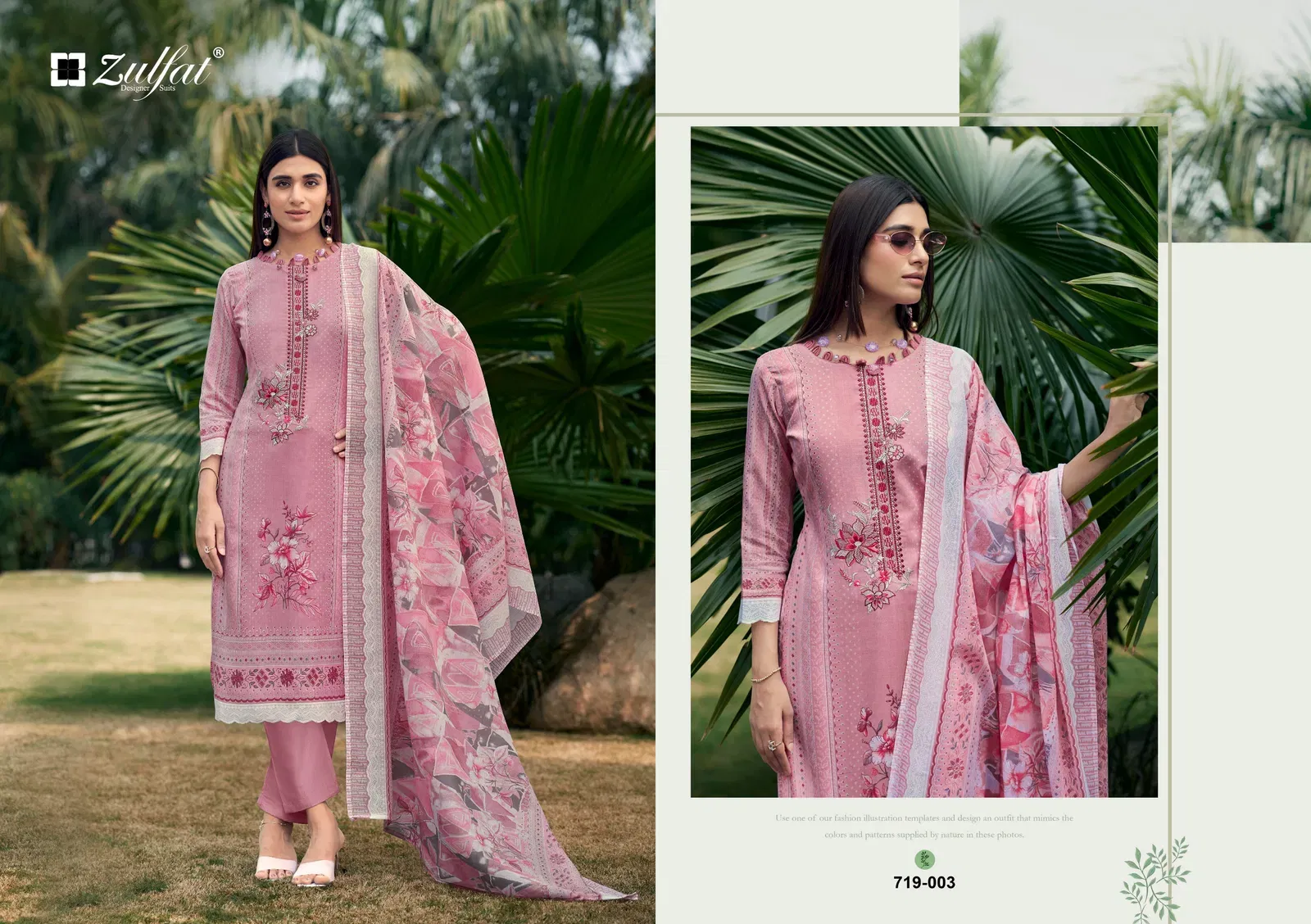 Zulfat Firdaus Vol 2 Cotton Embroidery Dress Material Collection Wholesale 8 Beautiful Zulfat Firdaus Vol 2 Cotton Embroidery Dress Material Collection Wholesale 2026