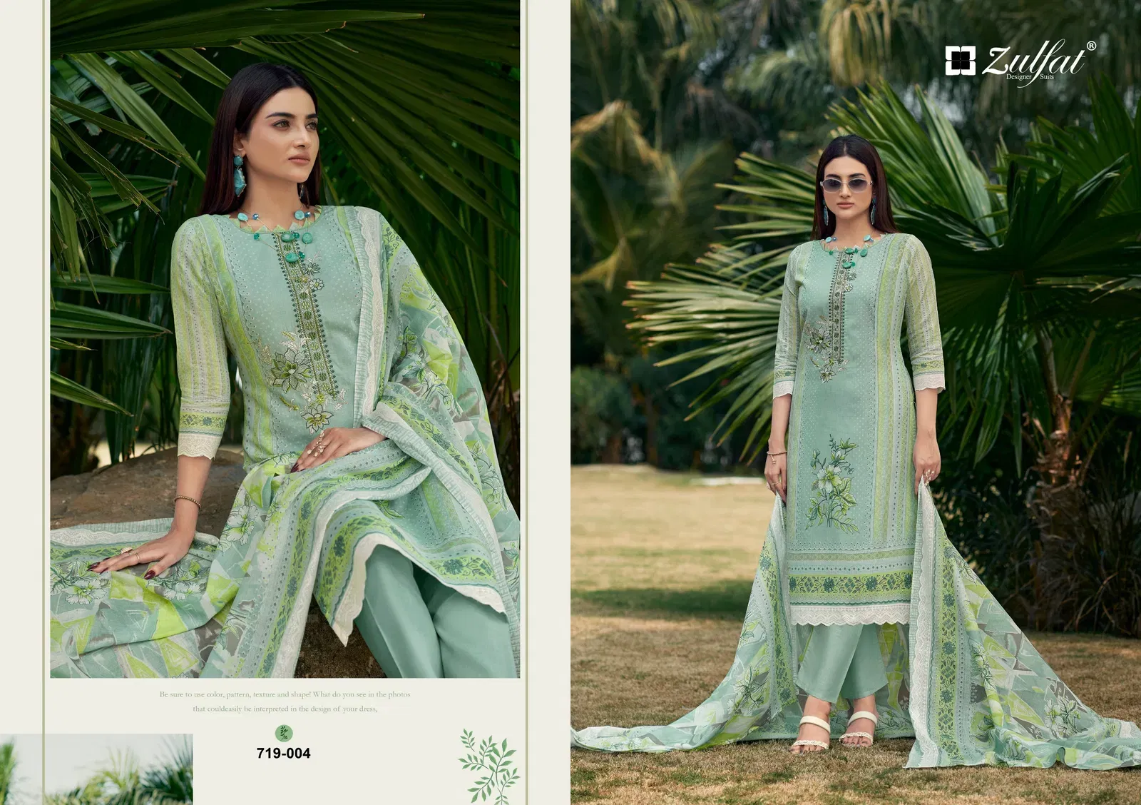 Zulfat Firdaus Vol 2 Cotton Embroidery Dress Material Collection Wholesale 11 Beautiful Zulfat Firdaus Vol 2 Cotton Embroidery Dress Material Collection Wholesale 2026