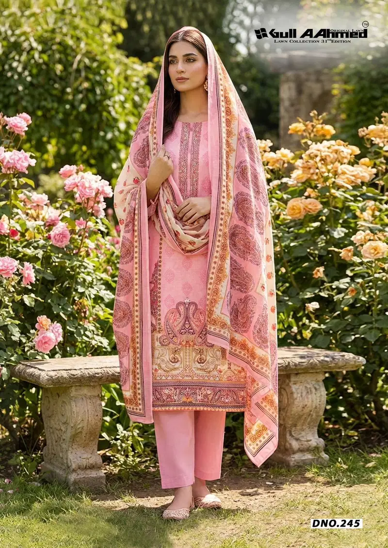 Gull A Ahmed Vol 31 Cambric Cotton Dress Material Collection Wholesale 4 Latest Gull A Ahmed Vol 31 Cambric Cotton Dress Material Collection Wholesale 2026
