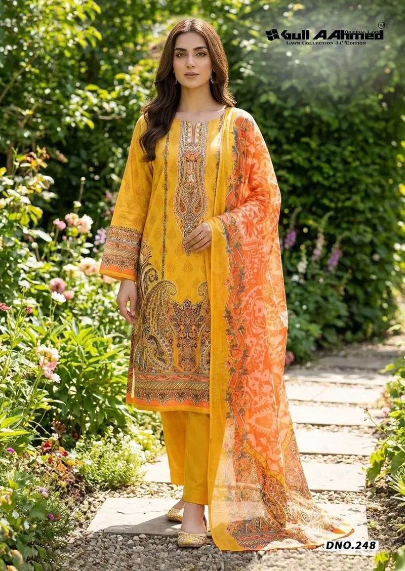 Gull A Ahmed Vol 31 Cambric Cotton Dress Material Collection Wholesale 6 Latest Gull A Ahmed Vol 31 Cambric Cotton Dress Material Collection Wholesale 2026