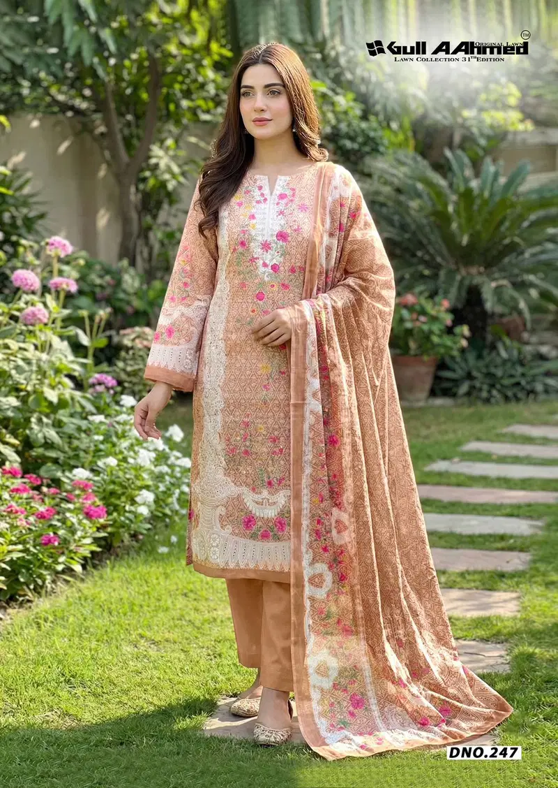 Gull A Ahmed Vol 31 Cambric Cotton Dress Material Collection Wholesale 7 Latest Gull A Ahmed Vol 31 Cambric Cotton Dress Material Collection Wholesale 2026