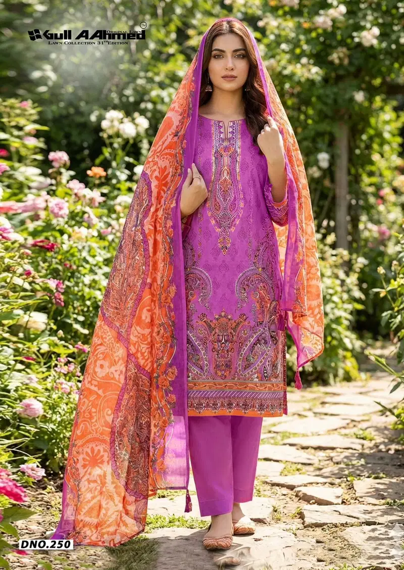 Gull A Ahmed Vol 31 Cambric Cotton Dress Material Collection Wholesale 9 Latest Gull A Ahmed Vol 31 Cambric Cotton Dress Material Collection Wholesale 2026