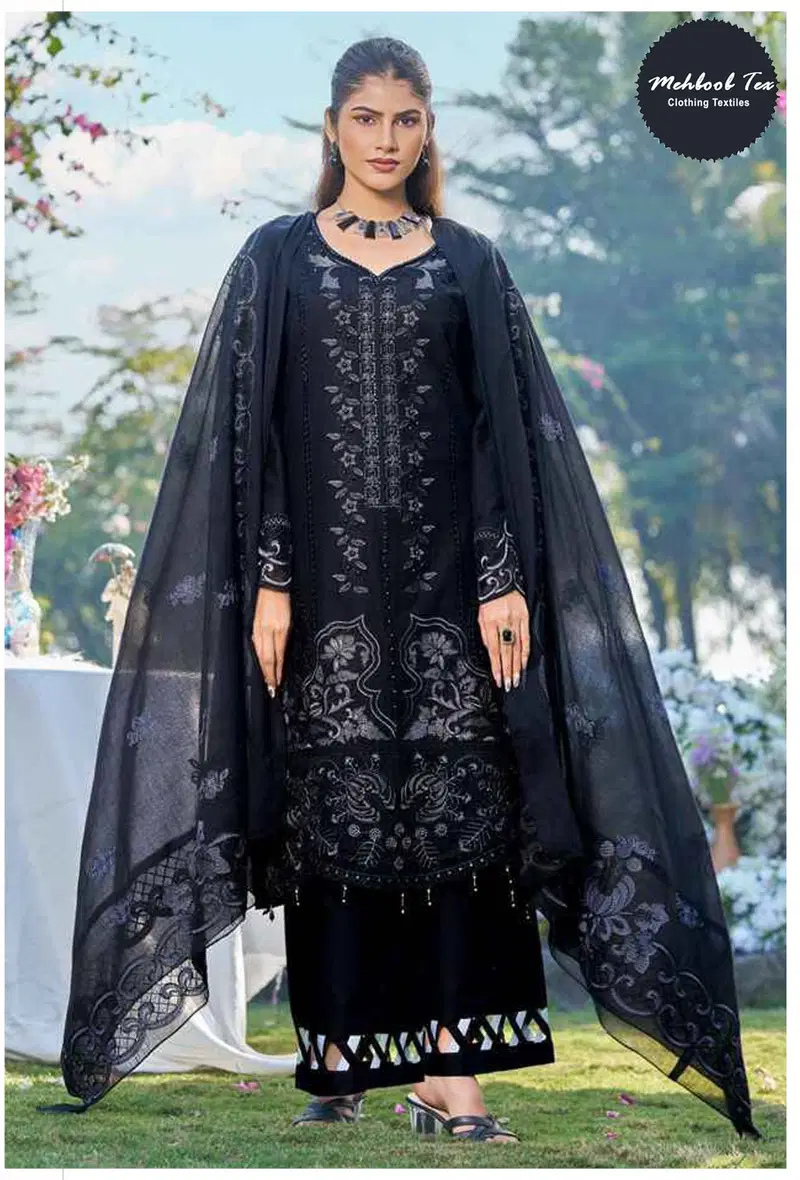 Mehboob Tex 1941 A And B Cotton With Embroidery Work Pakistani Salwar Kameez Wholesale