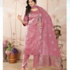 Dnp Kesari Heavy Glass Roman With Lining Top With Bottom And Dupatta Collection Wholesale