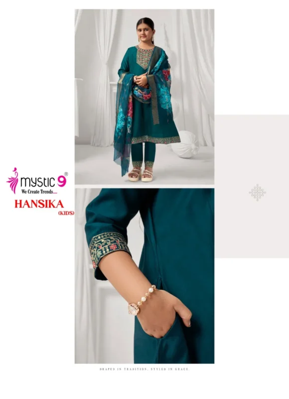 Buy Mystic 9 Hansika vol 2 Heavy Gadhval Top With Bottom And Dupatta Kids Collection Wholesale 2026 2 Buy Mystic 9 Hansika vol 2 Heavy Gadhval Top With Bottom And Dupatta Kids Collection Wholesale 2026