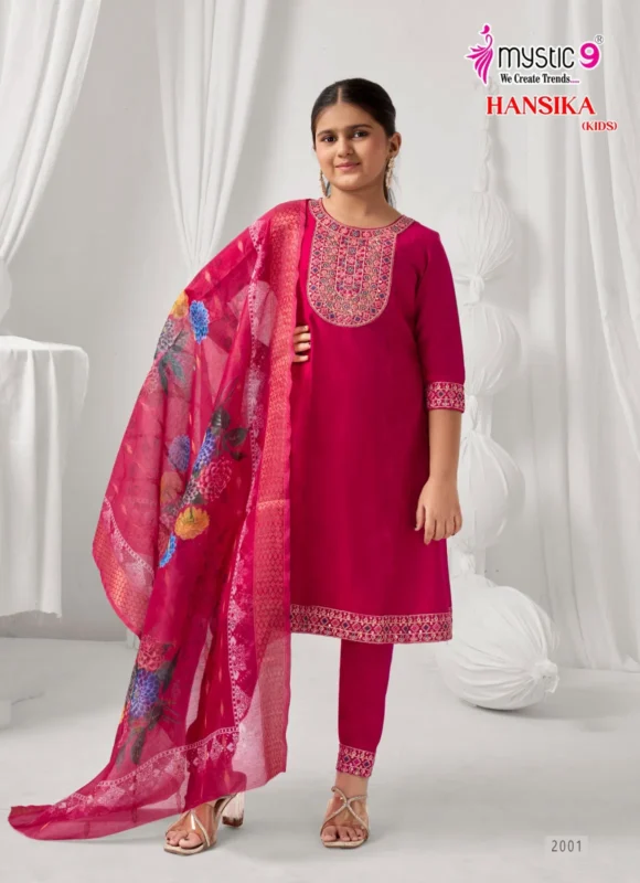 Buy Mystic 9 Hansika vol 2 Heavy Gadhval Top With Bottom And Dupatta Kids Collection Wholesale 2026 3 Buy Mystic 9 Hansika vol 2 Heavy Gadhval Top With Bottom And Dupatta Kids Collection Wholesale 2026