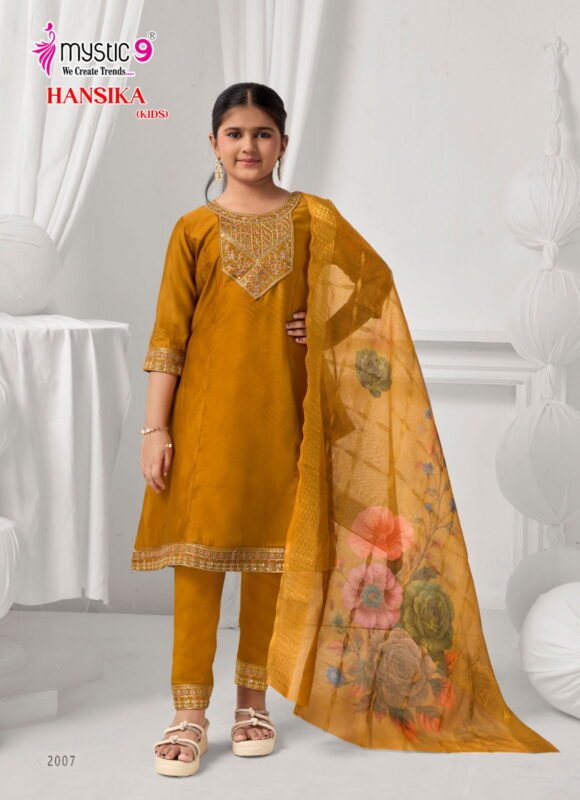 Buy Mystic 9 Hansika vol 2 Heavy Gadhval Top With Bottom And Dupatta Kids Collection Wholesale 2026 4 Buy Mystic 9 Hansika vol 2 Heavy Gadhval Top With Bottom And Dupatta Kids Collection Wholesale 2026