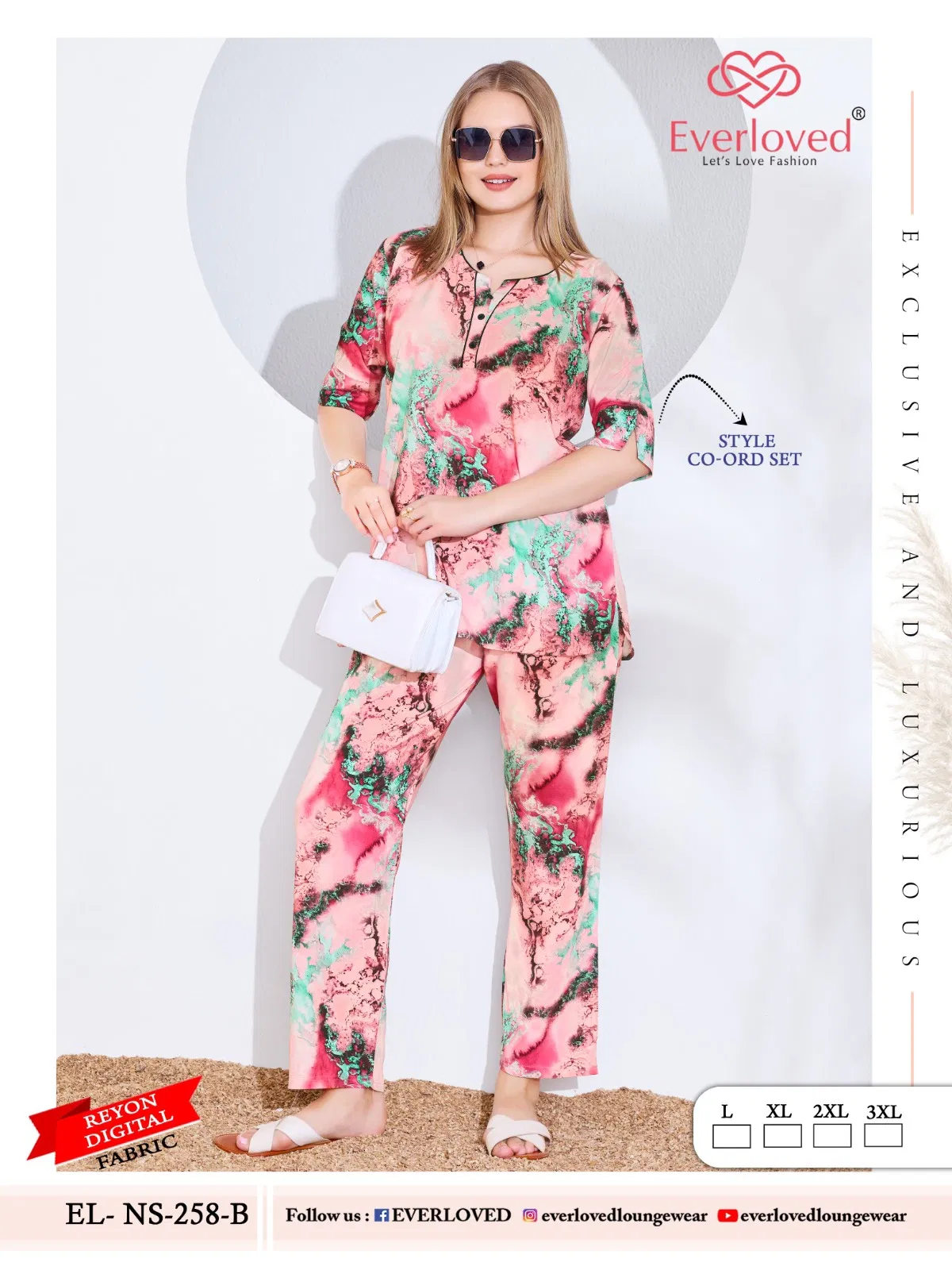 Dnp Everloved NS 258 A Reyon Digital co ord set Collection Wholesale 6 Latest Dnp Everloved NS 258 A Reyon Digital co ord set Collection Wholesale 2026