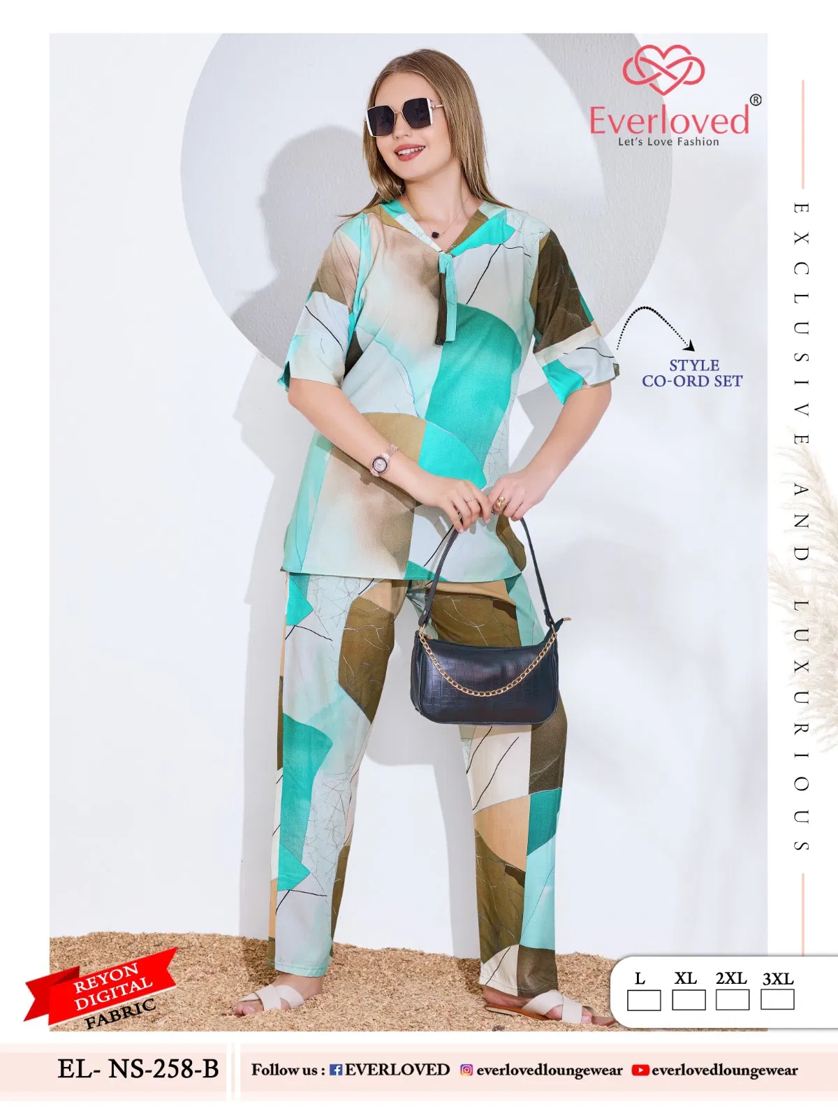 Dnp Everloved NS 258 A Reyon Digital co ord set Collection Wholesale 8 Latest Dnp Everloved NS 258 A Reyon Digital co ord set Collection Wholesale 2026