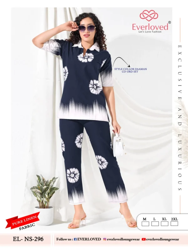 Beautiful Dnp Everloved NS 296 Pure Linen Daaman co ord set Collection Wholesale 2026