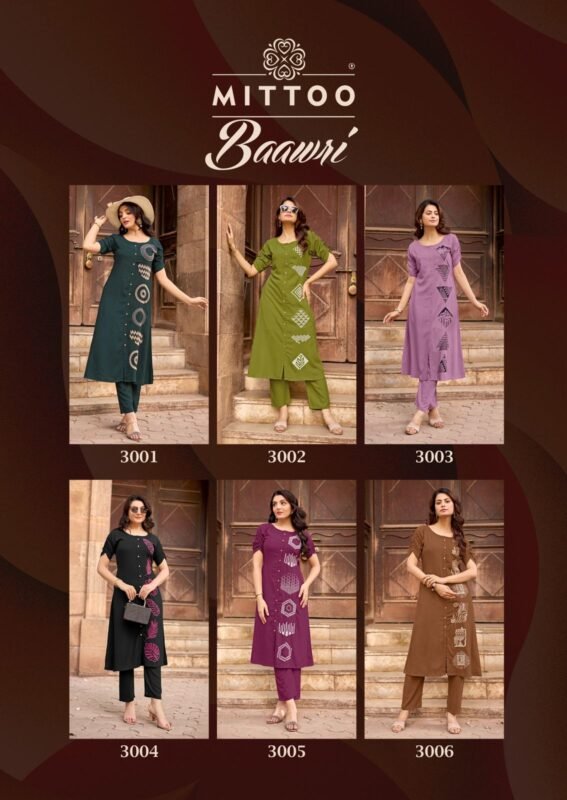 Launching Mittoo Baawri Rayon With Threadwork Top And Bottom Collection Wholesale 2026 10 Launching Mittoo Baawri Rayon With Threadwork Top And Bottom Collection Wholesale 2026