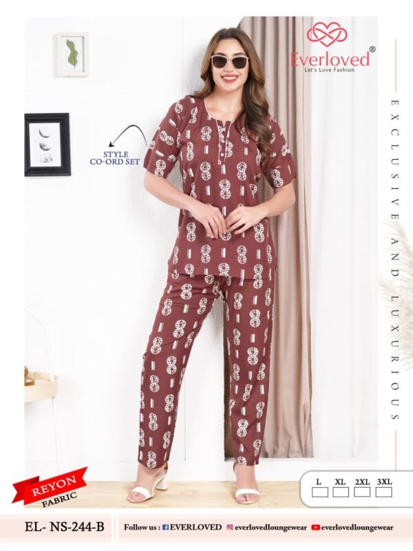 Launching Dnp Everloved NS 244 B Reyon co ord set Collection Wholesale 2026