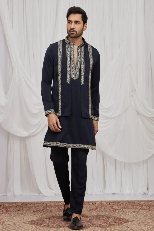 Buy Sumi 4541 to 4543 Armani Fabric Stright Kurta With Jacket And Bottom Wholesale 2026