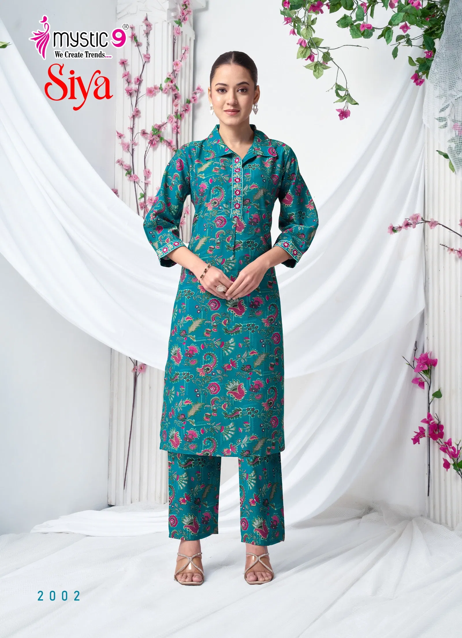 Mystic 9 Siya Vol 2 Roman Silk Straight Top With Bottom Collection Wholesale 14 Beautiful Mystic 9 Siya Vol 2 Roman Silk Straight Top With Bottom Collection Wholesale 2026