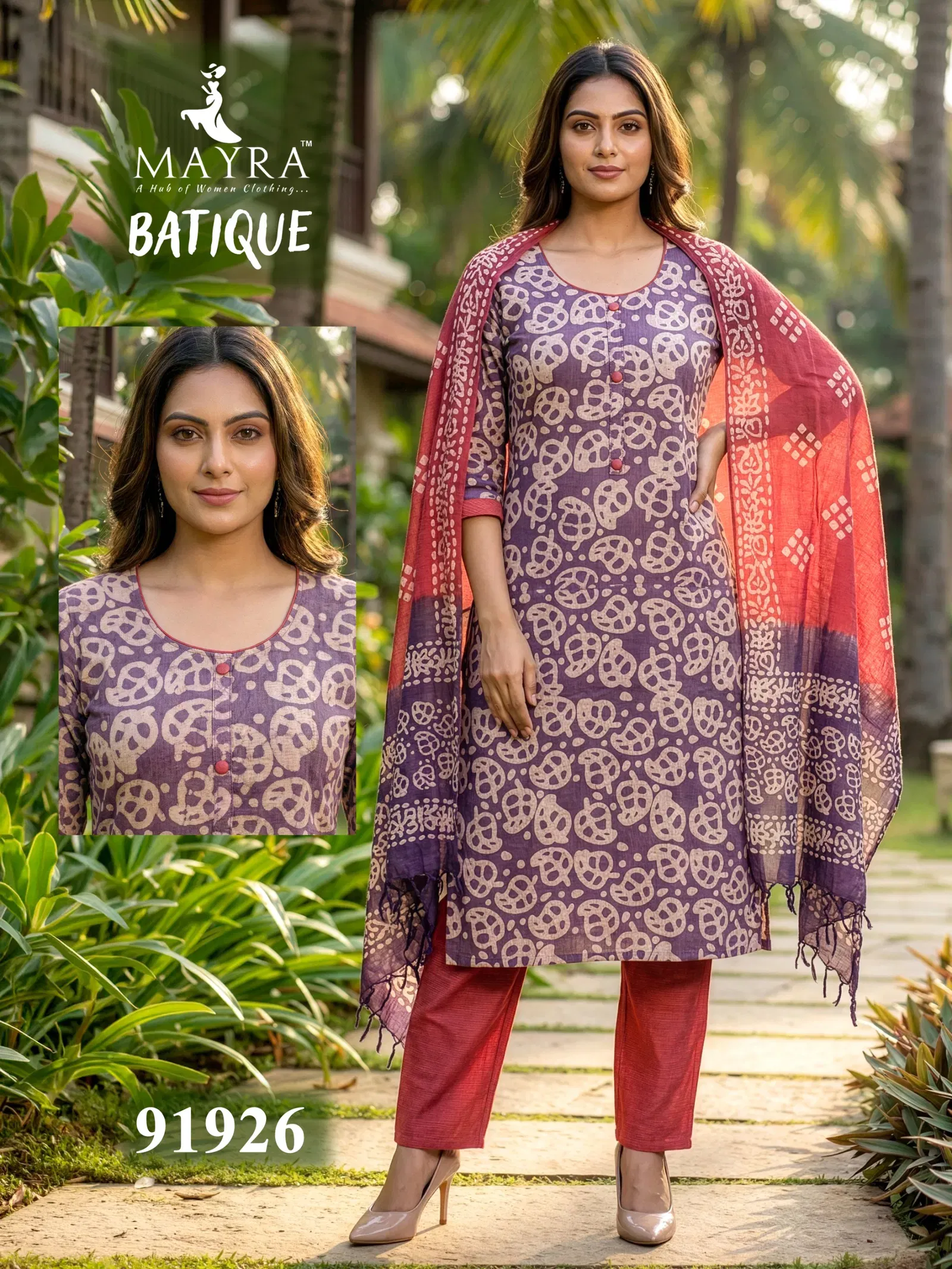 Batique 91924 To 31 Cotton Batik Printed Kurti With Bottom Dupatta Wholesale 4 Launching Batique 91924 To 31 Cotton Batik Printed Kurti With Bottom Dupatta Wholesale 2026