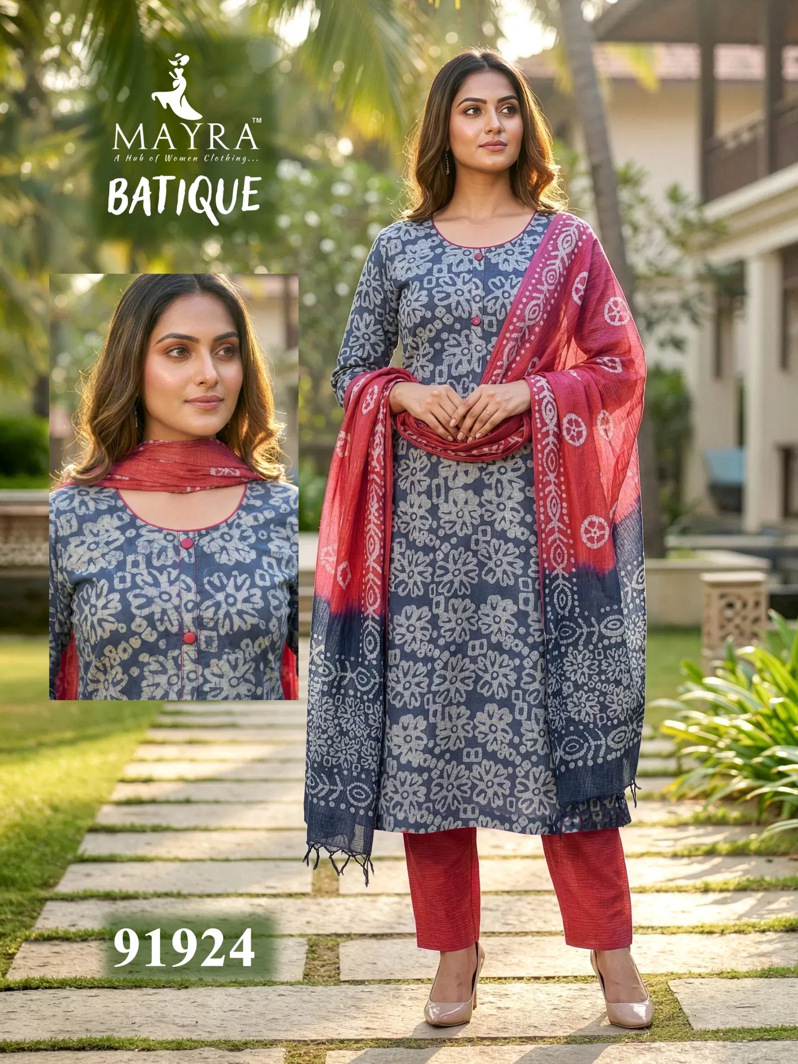 Batique 91924 To 31 Cotton Batik Printed Kurti With Bottom Dupatta Wholesale 11 Launching Batique 91924 To 31 Cotton Batik Printed Kurti With Bottom Dupatta Wholesale 2026
