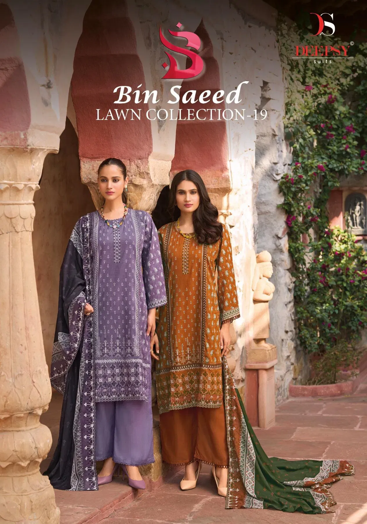 Deepsy Bin Saeed Vol 19 Cotton With Embroidery Pakistani Salwar Kameez Wholesale