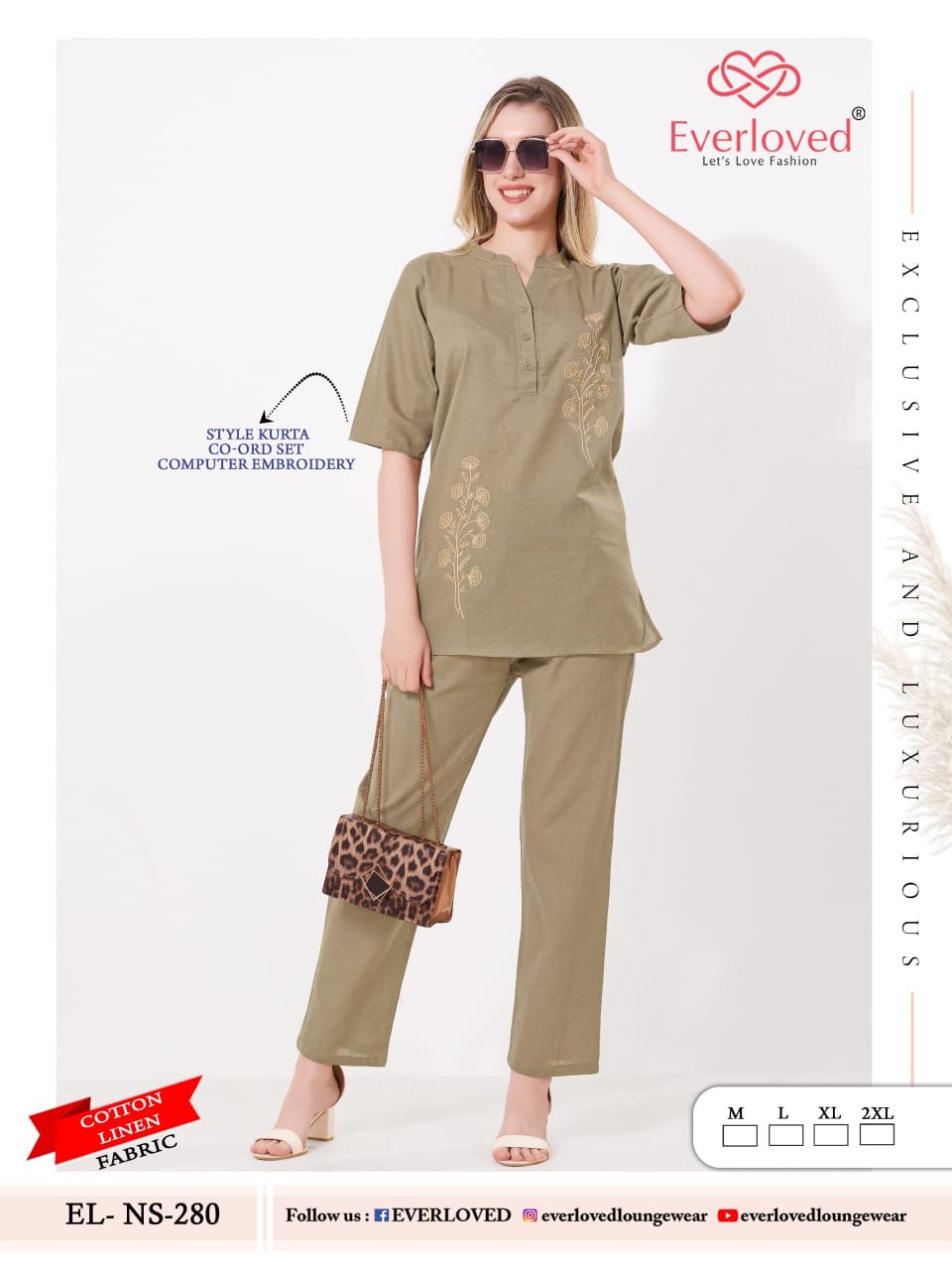 Dnp Everloved NS 280 Cotton Linen Embroidery Kurta Set Wholesale 7 Latest Dnp Everloved NS 280 Cotton Linen Embroidery Kurta Set Wholesale 2026