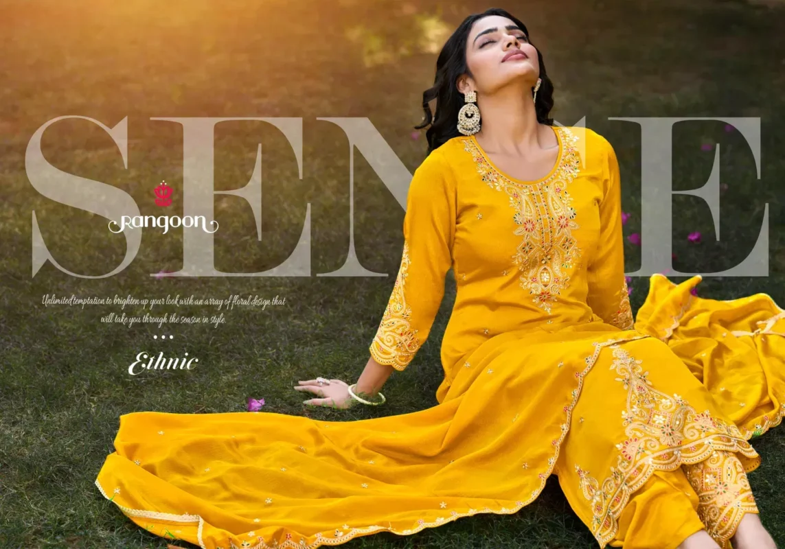 Stylish Rangoon Ketki Vol 2 Chinon With Hand Mirror Work Top Bottom And Dupatta Wholesale 2026