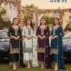 Hoor Tex HF 491 A to D Heavy Chinon With Cut Work Readymade Collection Wholesale