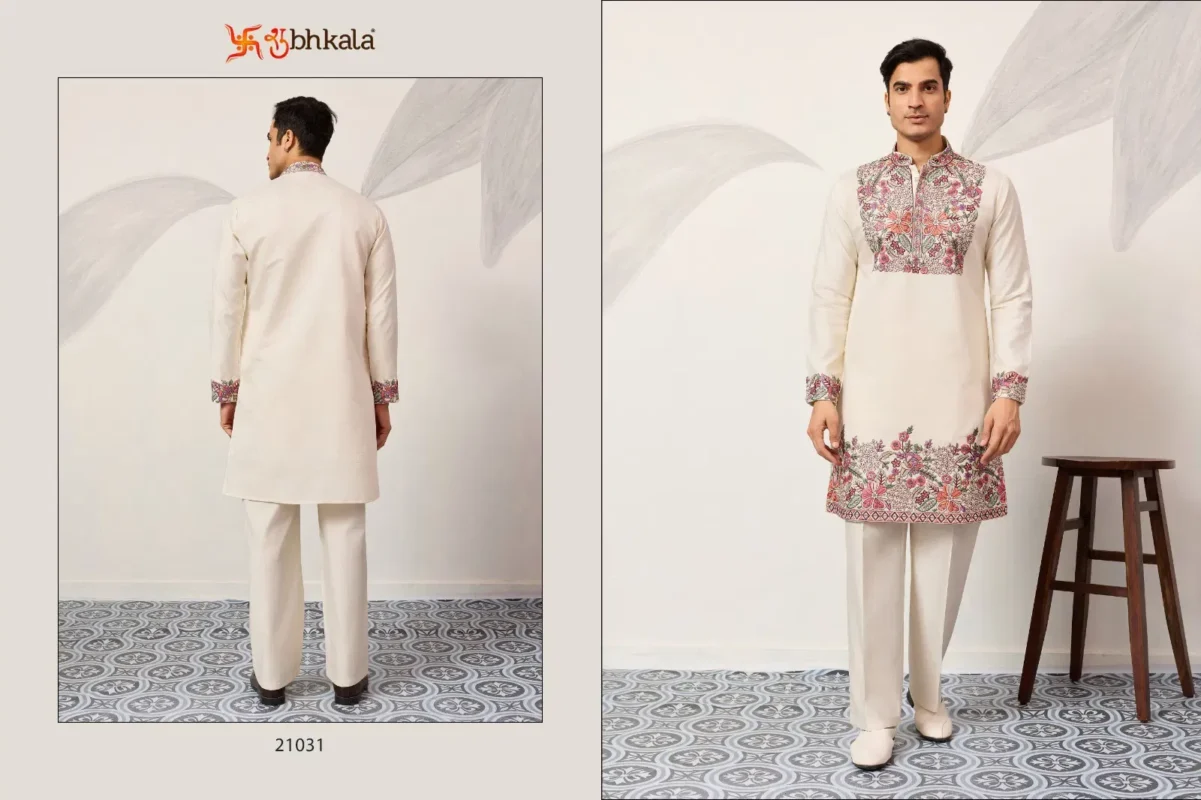 Latest Shubhvastra Nawabi Kurta Pant Viscose Silk Festival Wear Collection Wholesale 2026