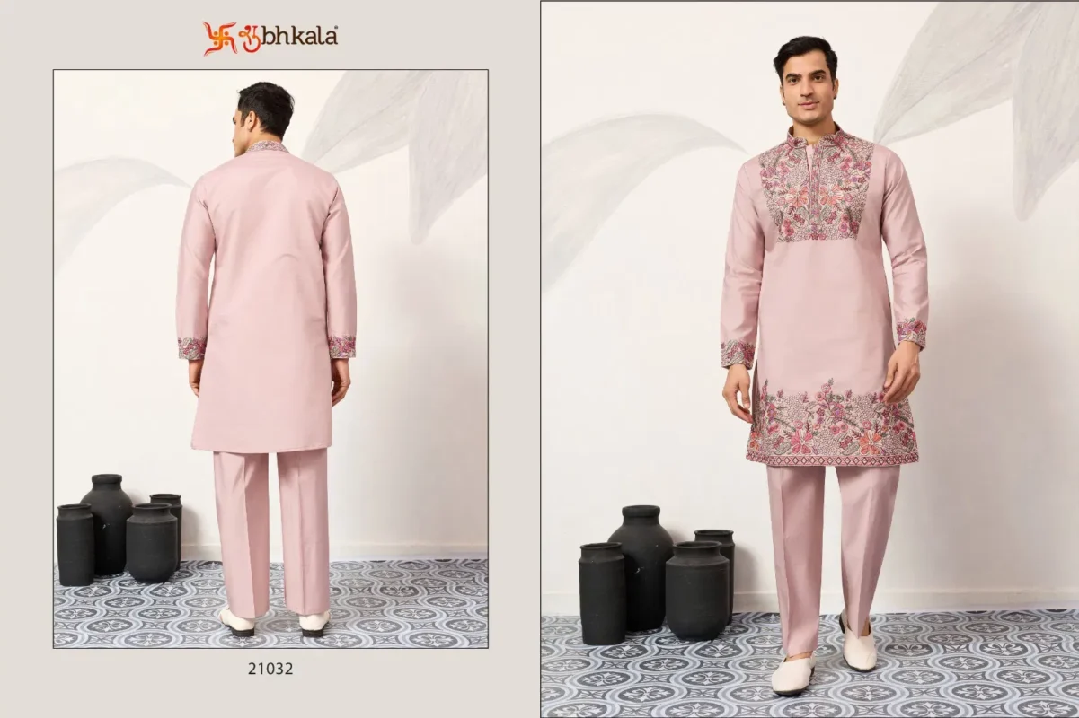 Latest Shubhvastra Nawabi Kurta Pant Viscose Silk Festival Wear Collection Wholesale 2026