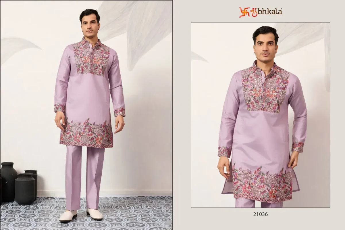 Latest Shubhvastra Nawabi Kurta Pant Viscose Silk Festival Wear Collection Wholesale 2026