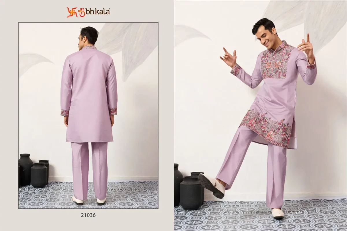 Latest Shubhvastra Nawabi Kurta Pant Viscose Silk Festival Wear Collection Wholesale 2026