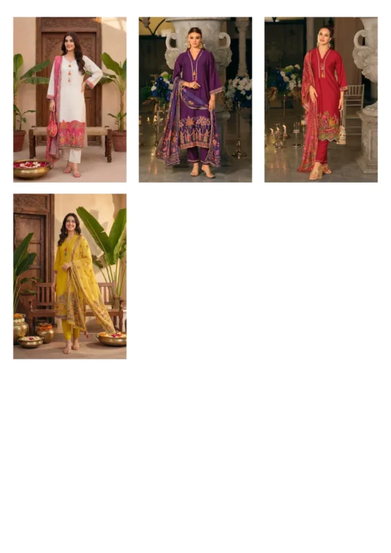 Stylish Indo Era 2614 Silk Blend Motifs Dyed Thread Work Kurta With Bottom Dupatta Wholesale 2026