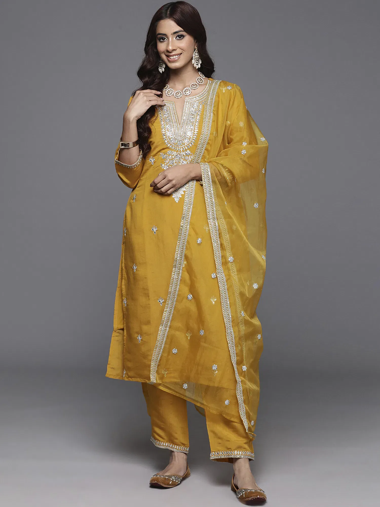 Indo Era 2613 Silk Blend Motifs Embroidered Kurta With Bottom Dupatta Set Wholesale 5 Buy Indo Era 2613 Silk Blend Motifs Embroidered Kurta With Bottom Dupatta Set Wholesale 2026