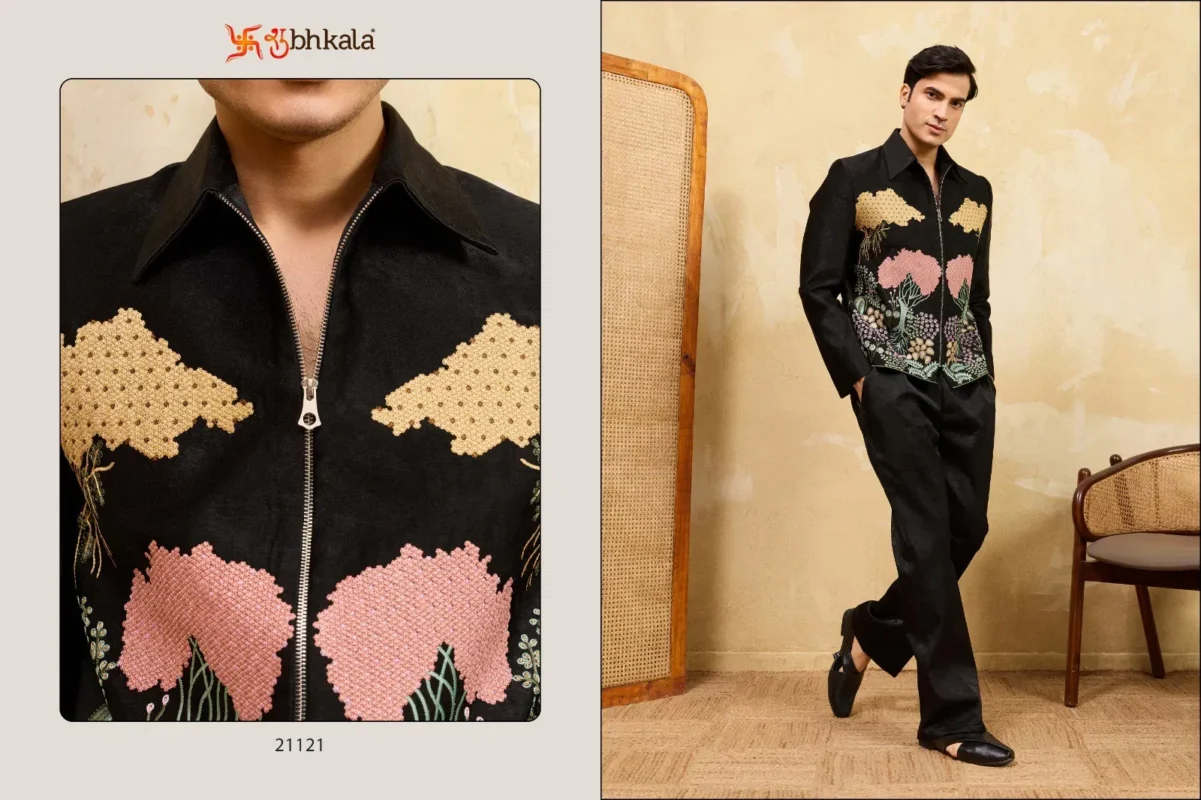 Latest Shubhvastra Nextgen Jacket Velvet Embroidery Work Jacket And Pant Collection Wholesale 2026