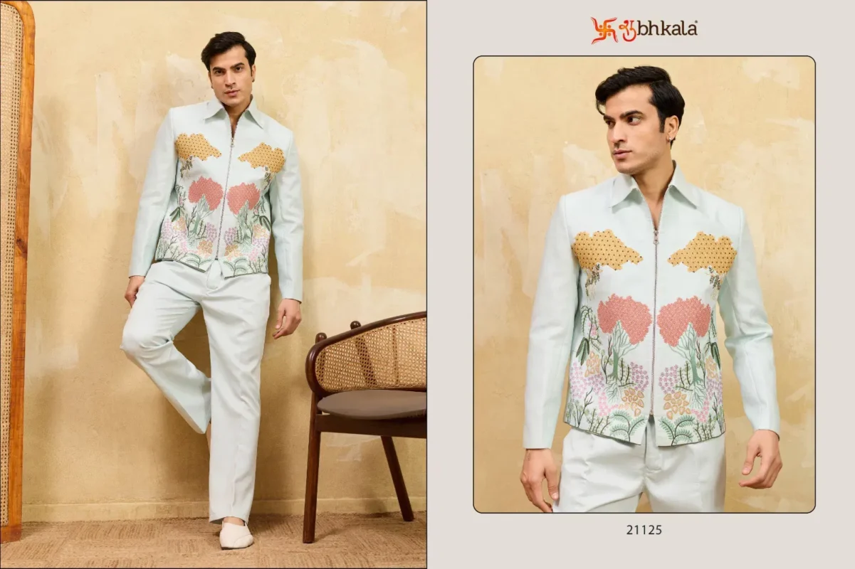 Latest Shubhvastra Nextgen Jacket Velvet Embroidery Work Jacket And Pant Collection Wholesale 2026