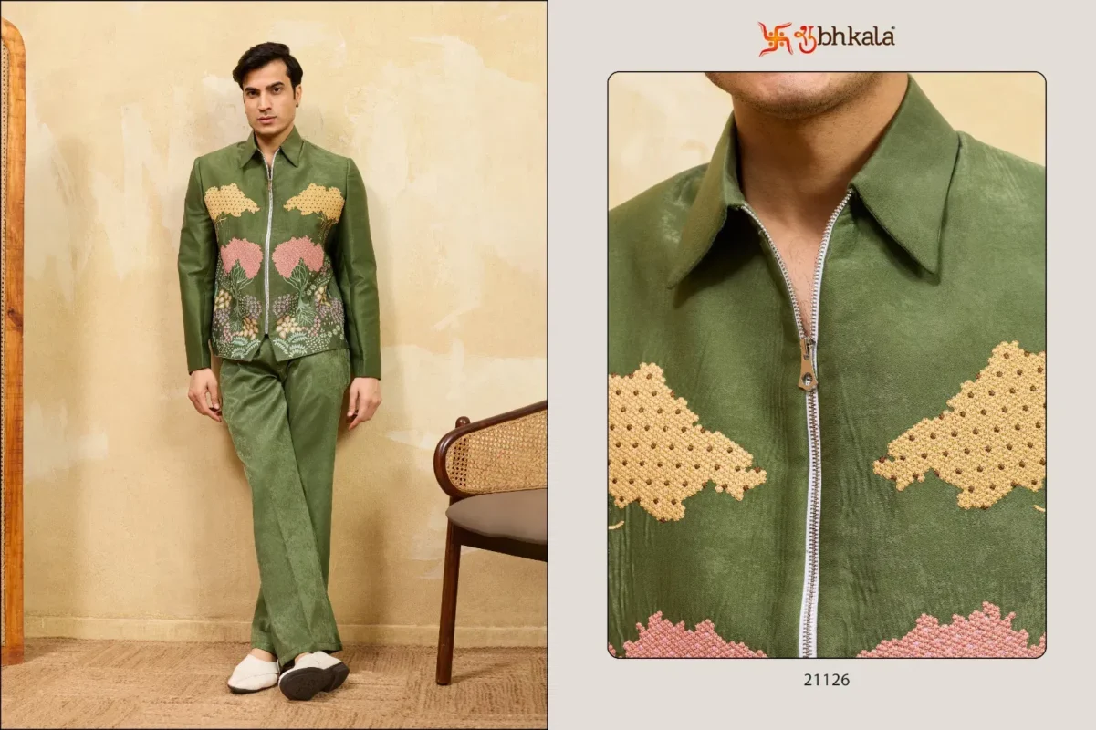 Latest Shubhvastra Nextgen Jacket Velvet Embroidery Work Jacket And Pant Collection Wholesale 2026