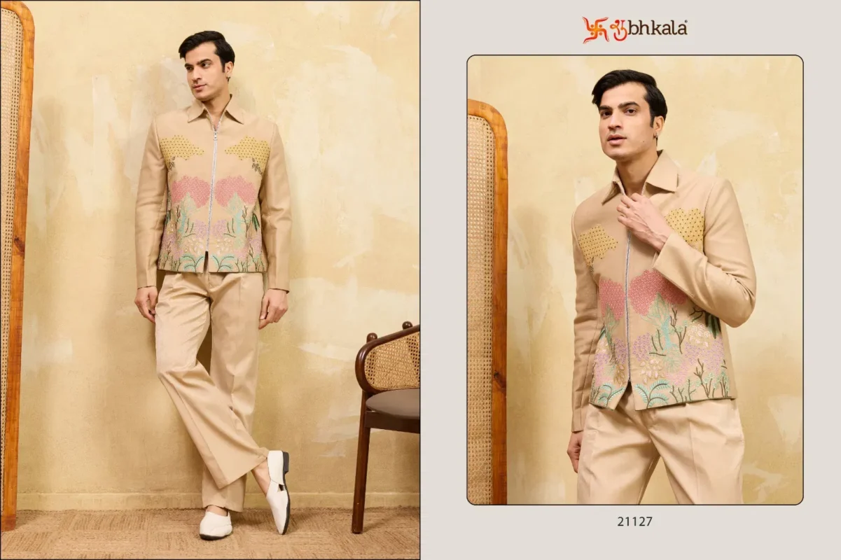 Latest Shubhvastra Nextgen Jacket Velvet Embroidery Work Jacket And Pant Collection Wholesale 2026