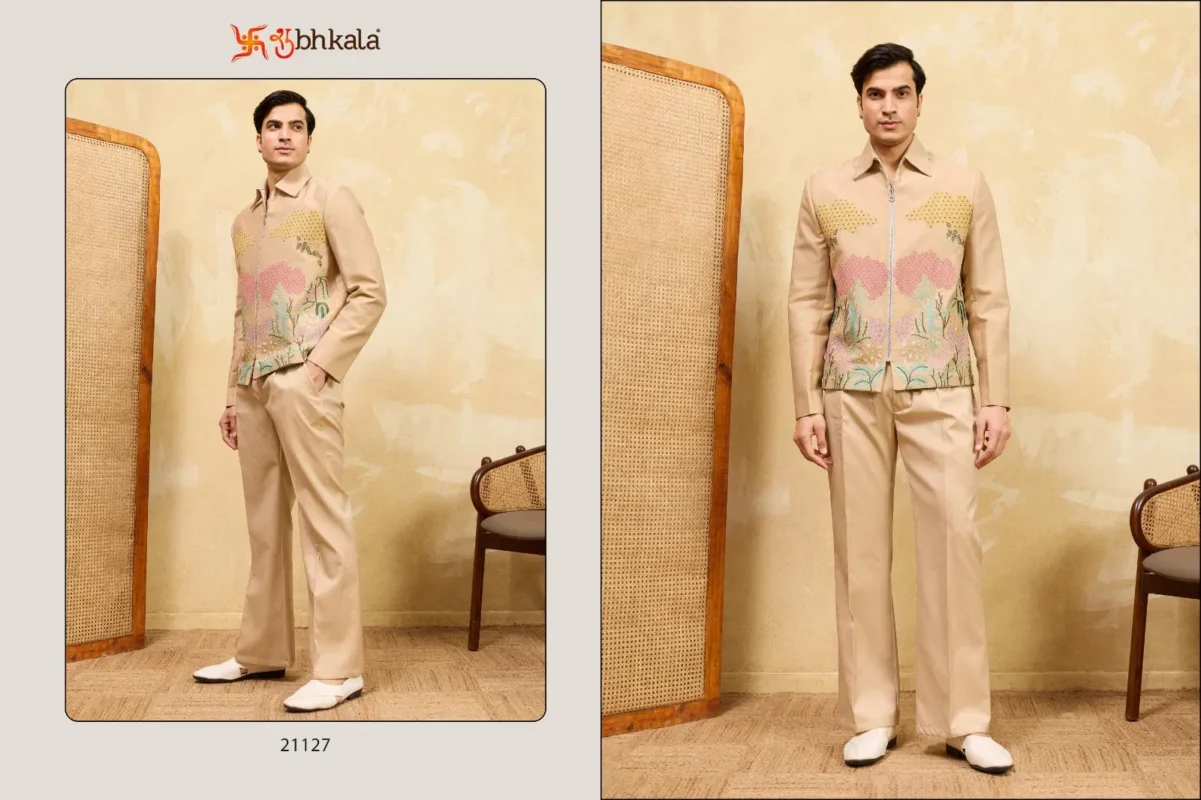 Latest Shubhvastra Nextgen Jacket Velvet Embroidery Work Jacket And Pant Collection Wholesale 2026