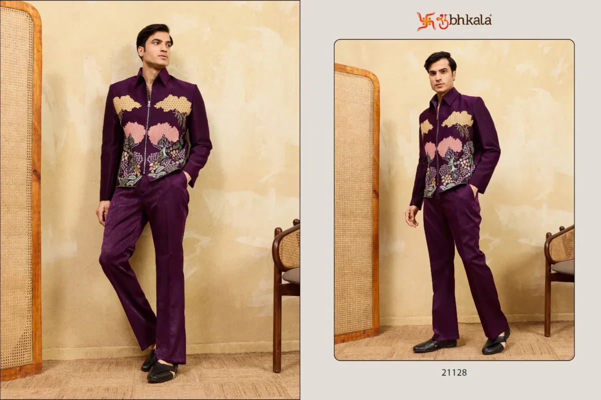 Latest Shubhvastra Nextgen Jacket Velvet Embroidery Work Jacket And Pant Collection Wholesale 2026