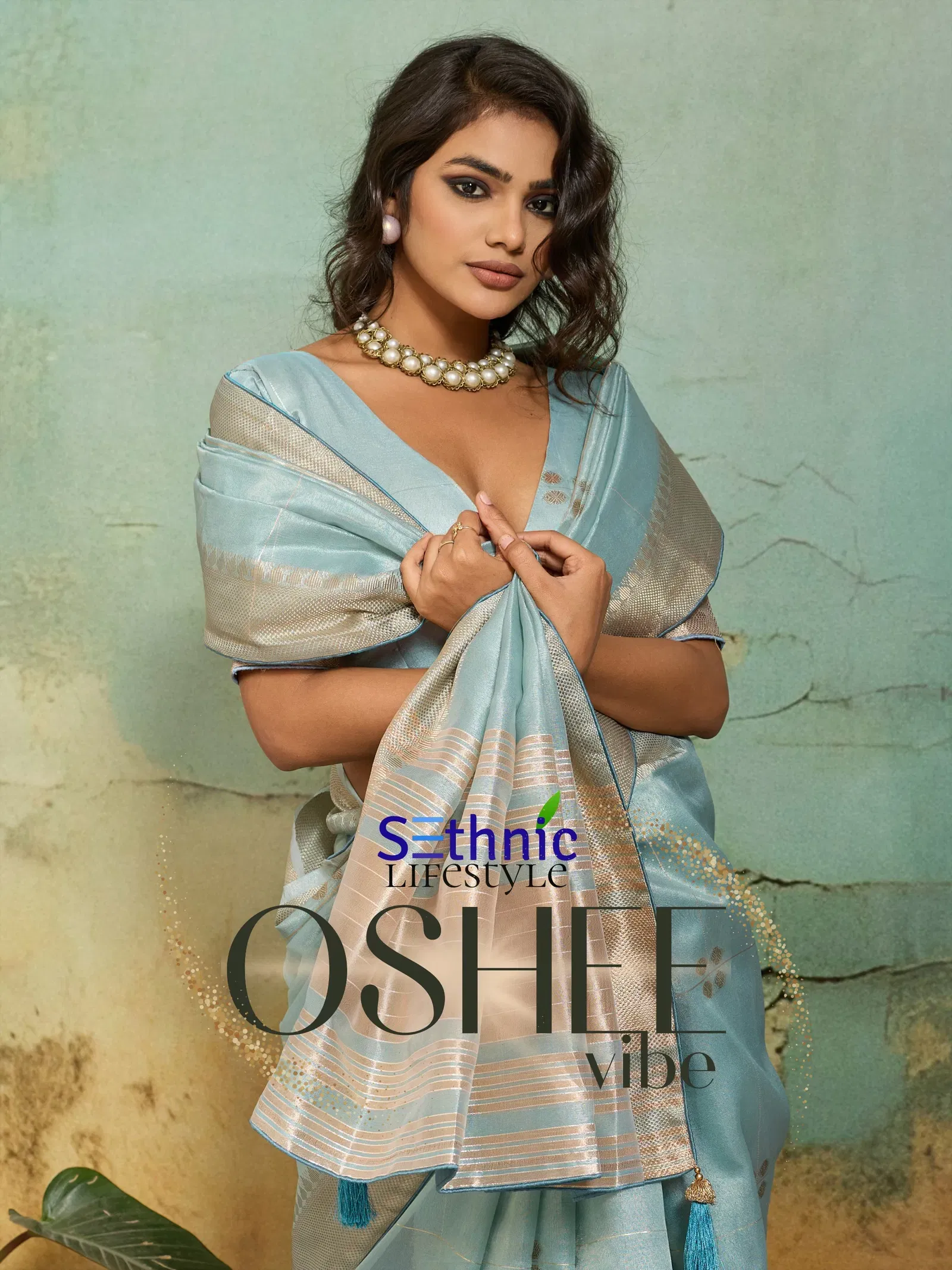 Sethnic Oshee Vibe Tissue Linen Zari Woven Festival Wear Saree Collection Wholesale 3 Sethnic Oshee Vibe Tissue Linen Zari Woven Festival Wear Saree Collection Wholesale