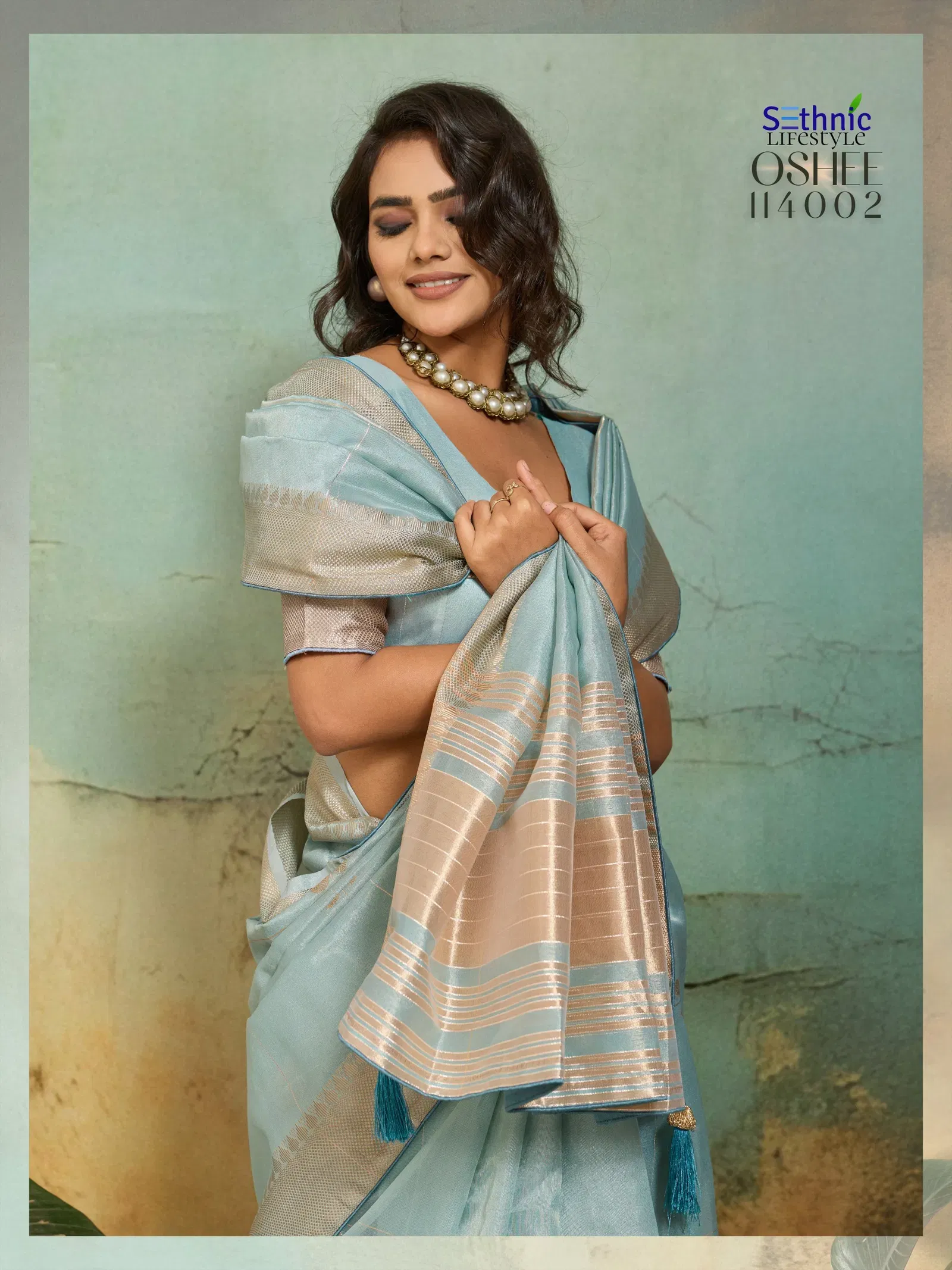 Sethnic Oshee Vibe Tissue Linen Zari Woven Festival Wear Saree Collection Wholesale 8 Buy Sethnic Oshee Vibe Tissue Linen Zari Woven Festival Wear Saree Collection Wholesale 2026
