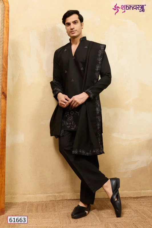 Launching Shubhvastra The Grand V Drape Viscose Silk Thread Work Kurta Pant And Dupatta Wholesale 2026 6 Launching Shubhvastra The Grand V Drape Viscose Silk Thread Work Kurta Pant And Dupatta Wholesale 2026