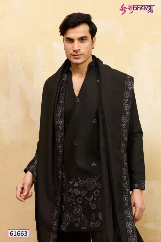 Launching Shubhvastra The Grand V Drape Viscose Silk Thread Work Kurta Pant And Dupatta Wholesale 2026 7 Launching Shubhvastra The Grand V Drape Viscose Silk Thread Work Kurta Pant And Dupatta Wholesale 2026