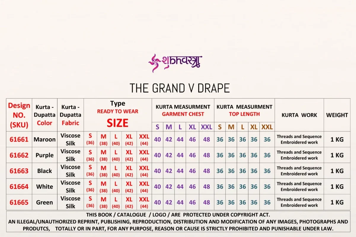 Launching Shubhvastra The Grand V Drape Viscose Silk Thread Work Kurta Pant And Dupatta Wholesale 2026 13 Launching Shubhvastra The Grand V Drape Viscose Silk Thread Work Kurta Pant And Dupatta Wholesale 2026