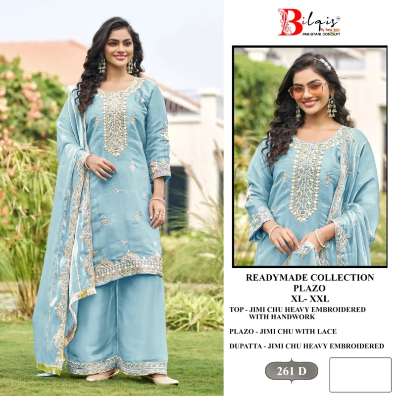 Beautiful Bilqis B 261 A To D Readymade Jimmy Choo Embroidery Pakistani Salwar Kameez Wholesale 2026 4 Beautiful Bilqis B 261 A To D Readymade Jimmy Choo Embroidery Pakistani Salwar Kameez Wholesale 2026
