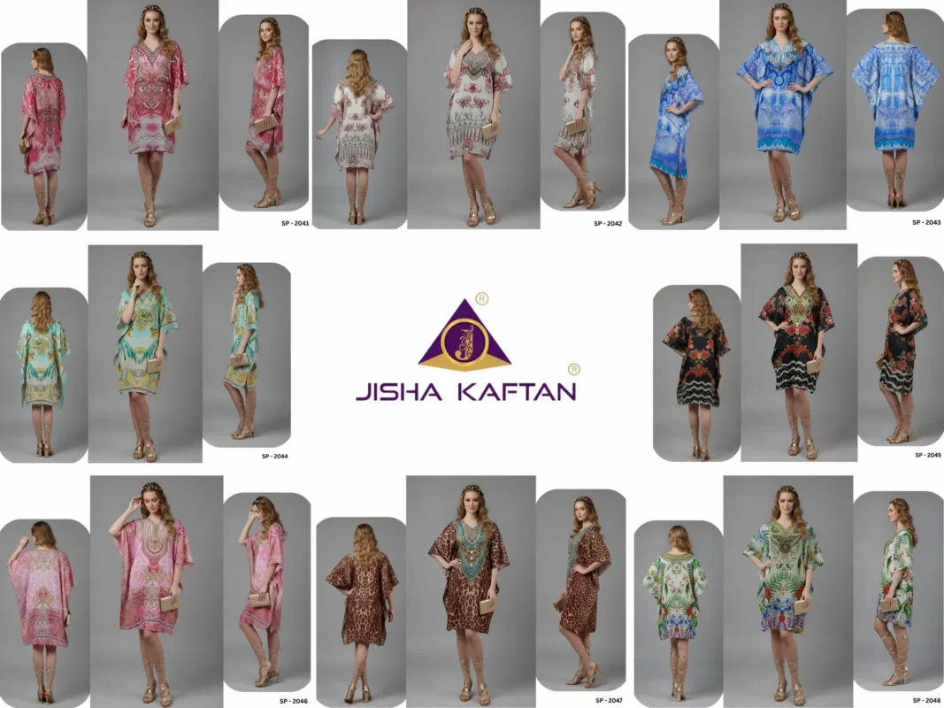 Launching Jisha Kaftan Silk Poncho Vol 6 Feather Silk Digital Printed Kaftans Wholesale 2026 10 Launching Jisha Kaftan Silk Poncho Vol 6 Feather Silk Digital Printed Kaftans Wholesale 2026