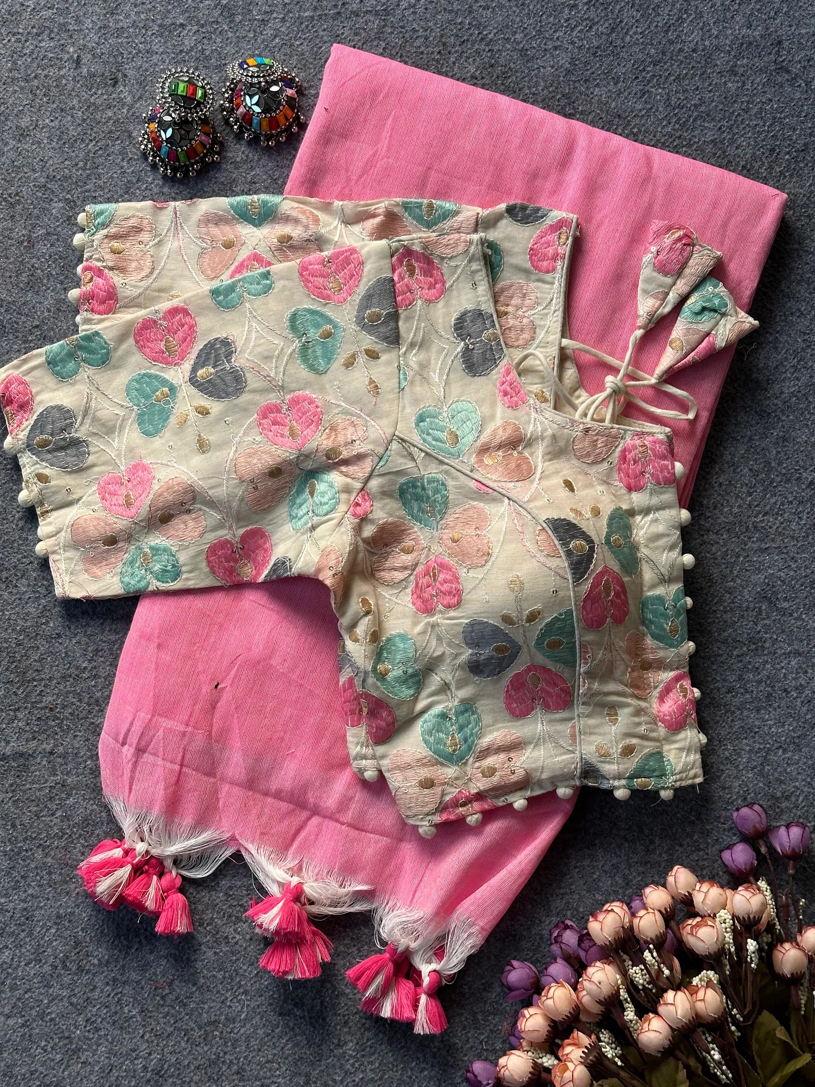 Khadi Vol 7 Cotton Casual Wear Saree With Work Blouse Collection Wholesale