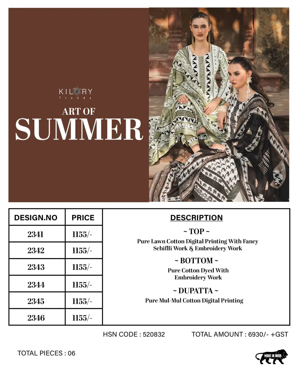 Kilory Art Of Summer Lawn Cotton Digital Print Embroidery Salwar Kameez Wholesale 18 Latest Kilory Art Of Summer Lawn Cotton Digital Print Embroidery Salwar Kameez Wholesale 2026