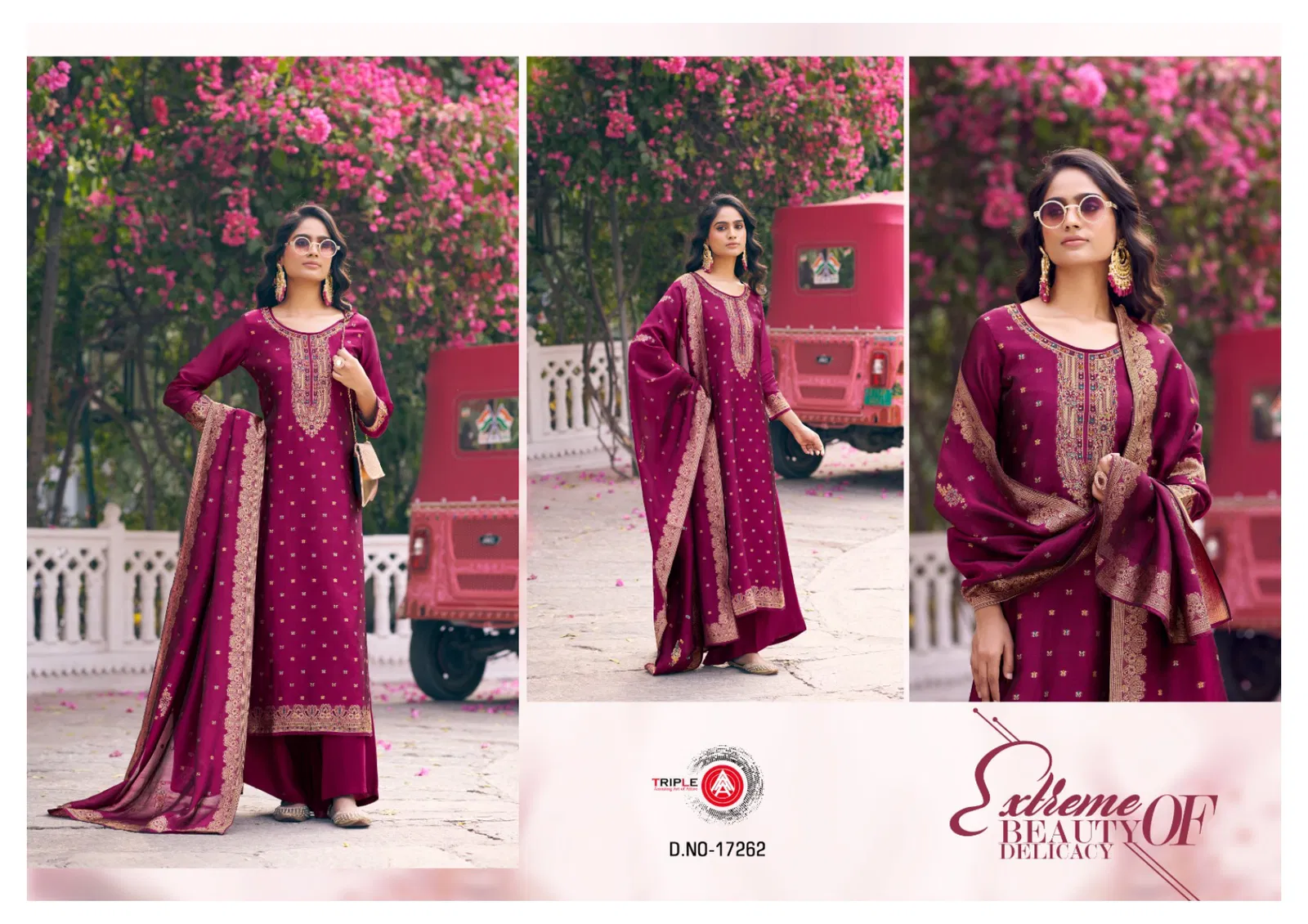 Triple Aaa Saptrang Vol 4 Silk Jacquard Minakari Dress Material Collection Wholesale 8 Stylish Triple Aaa Saptrang Vol 4 Silk Jacquard Minakari Dress Material Collection Wholesale 2026