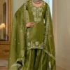 Indo Era 2607 Silk Blend Embroidered Thread Worked Designer Salwar Kameez Wholesale