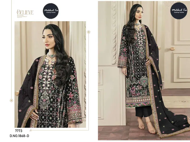 Mehboob Tex 1868 B To D Chiffon With Fancy Embroidered Pakistani Salwar Kameez Wholesale 6 Buy Mehboob Tex 1868 B To D Chiffon With Fancy Embroidered Pakistani Salwar Kameez Wholesale 2026