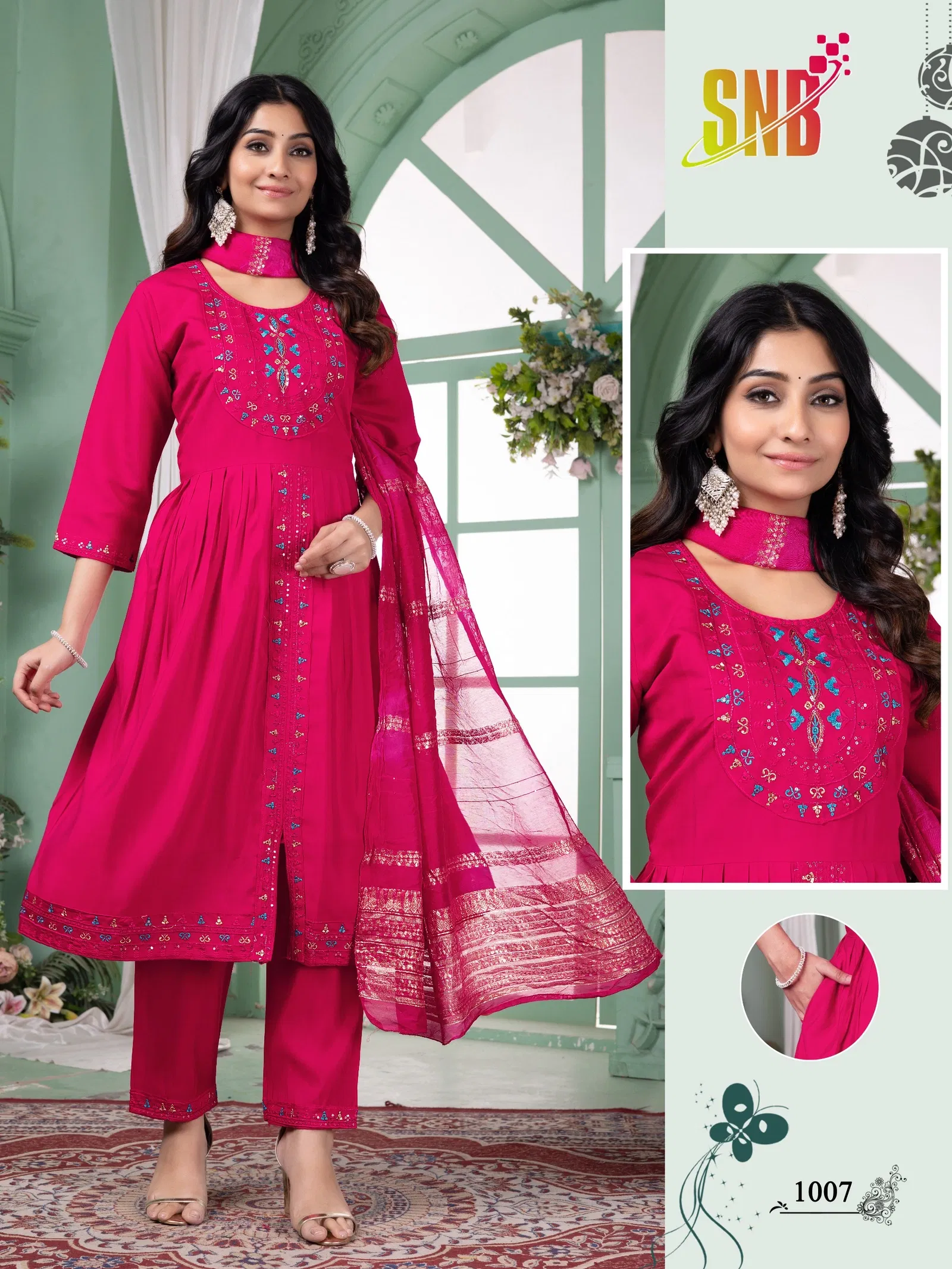 Dnp Simran Vol 1 Roman Silk Kurti With Bottom And Dupatta Set Wholesale 5 Stylish Dnp Simran Vol 1 Roman Silk Kurti With Bottom And Dupatta Set Wholesale 2026