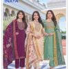Kavya Inaya Vol 1 Roman Glass Silk Top Bottom With Dupatta Wholesale 2 Kavya Inaya Vol 1 Roman Glass Silk Top Bottom With Dupatta Wholesale